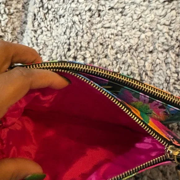 Juicy Couture Floral Zip Pouch - Vibrant Multicolor - Picture 6 of 6